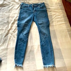 Good American Good Legs size 6/28 with fringe